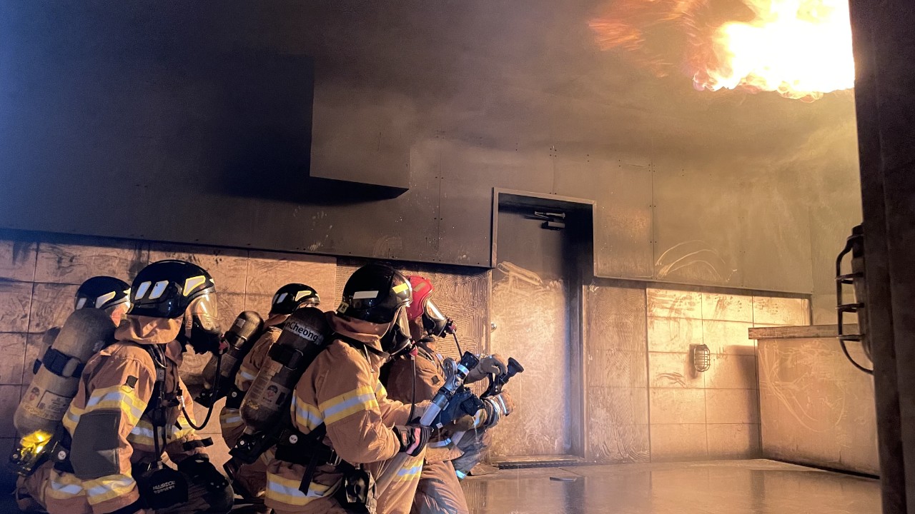 광주 소방안전본부, 화재현장 출동대원 팀 특별훈련