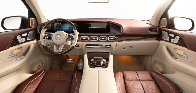 메르세데스-마이바흐 최초의 SUV이자 ‘SUV의 S-클래스’를 표방하는 GLS의 최상위 모델, ‘더 뉴 메르세데스-마이바흐 GLS 600 4MATIC(The new Mercedes-Maybach GLS 600 4MATIC)’ 인테리어. 사진=메르세데스-벤츠