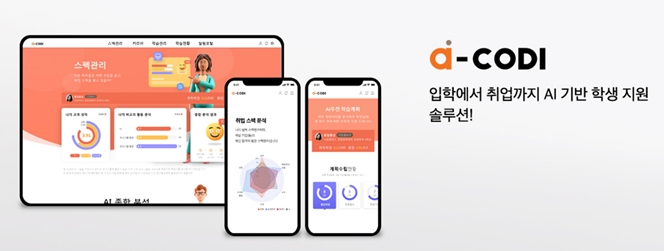 한화시스템의 AI 기반 학사·교육·취업지원 솔루션 'ai-CODI(에이아이-코디)' 로고 /자료=한화시스템