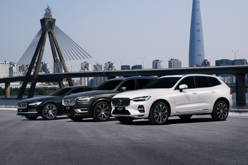 볼보자동차 신형 XC90, S90, XC60 리차지 플러그인 하이브리드 /사진=볼보자동차코리아