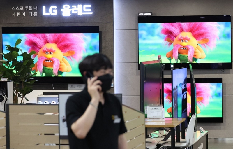 LG전자 OLED TV 전시장 전경 / 사진=연합뉴스