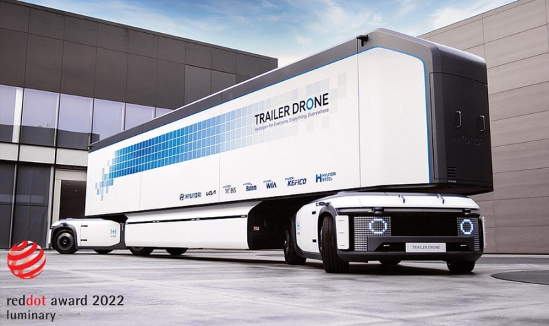 수소연료전지 기반 무인 운송 시스템 콘셉트 '트레일러 드론'