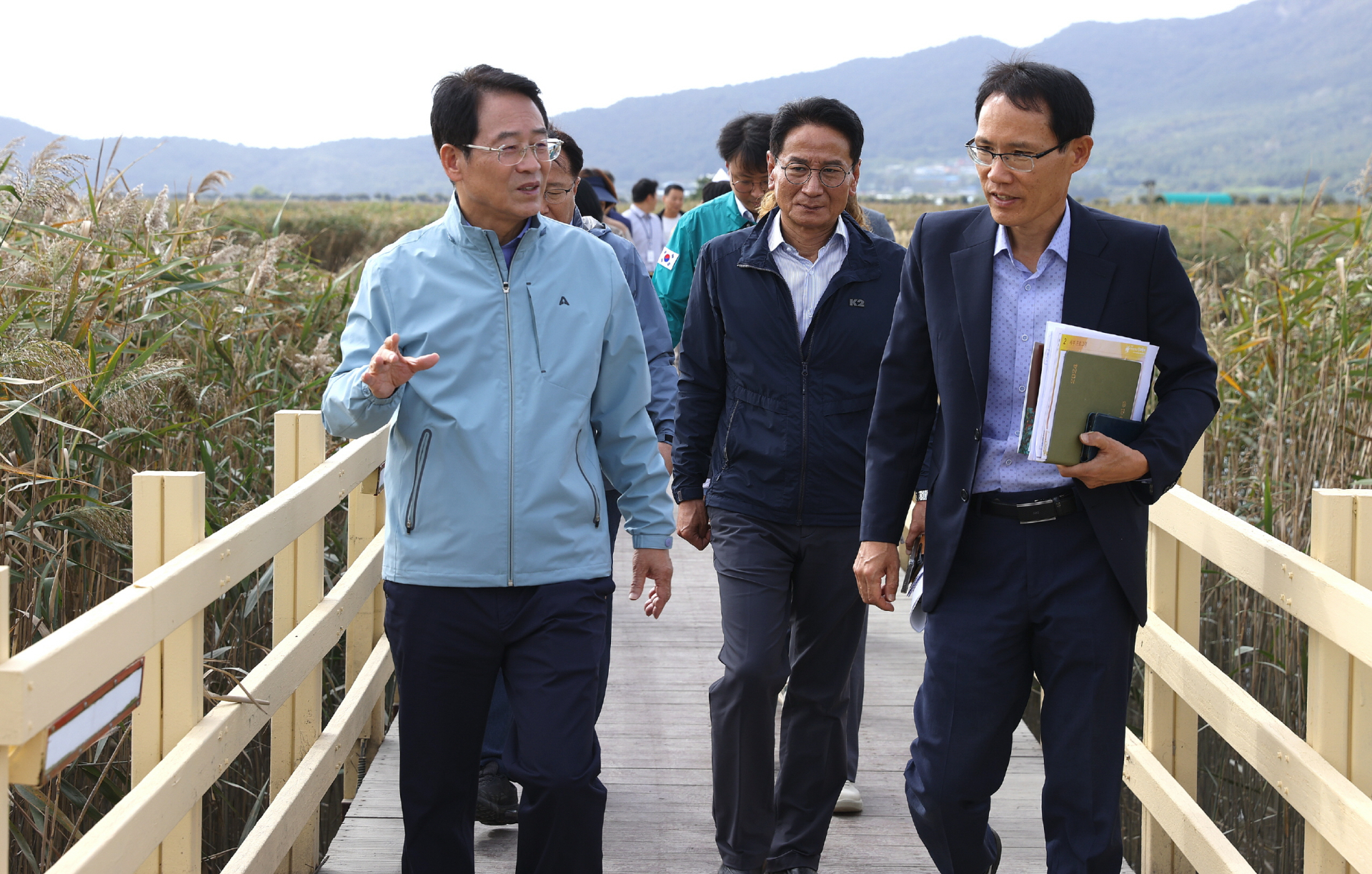 강진군, '춤추는 갈대축제' 현장 점검 실시···안전·편의 최우선