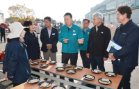 구복규 화순군수, 2024년산 공공비축미곡 수매 현장 방문