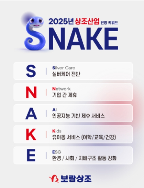 보람상조, 올해 상조산업 전망 'S·N·A·K·E(스네이크)' 제시